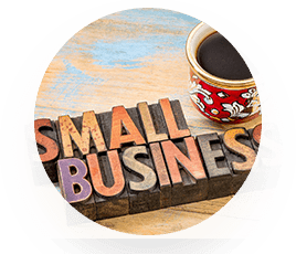 Small Business CTA masked circle